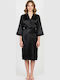 Cootaiya Summer Women's Robe Black