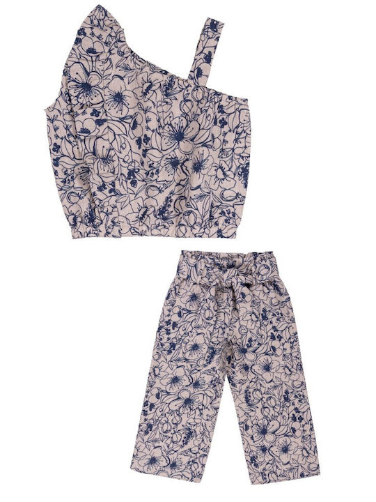 Kinderbekleidungsset mit Sommerhose Blau 2Stücke