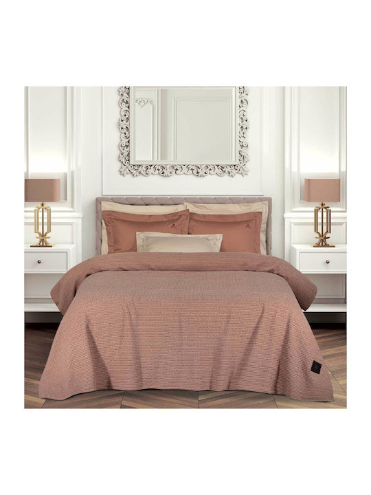 Greenwich Polo Club 4459 Pique Blanket Single 160x240cm Salmon