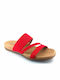 Leather Women's Anatomic Red Sandals