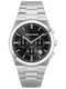 Trussardi Γυναικείο Ρολόι 42mm Μπαταρίας με Ασημί Μεταλλικό Μπρασελέ
