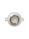 NG Round Glass Recessed Spot White