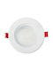 Horoz Electric Round Recessed Spot with Built-in LED and Cold White Light White