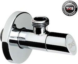 Absperrventil 1/2 X 3/4 Ths Thermostyle Scharf Silber