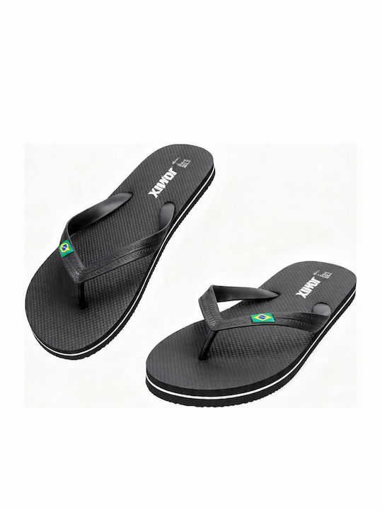 Jomix Ανδρικά Flip Flops Μαύρα