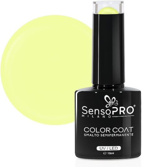 Sensopro Milano Ojă Pentru Unghii Cu Gel Semi-permanent 10ml 182 Galben Submarin