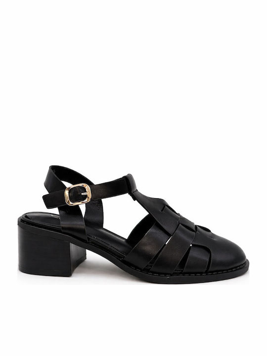 C'm Paris Black Sandals