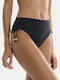 Bikinihosen Slip Schwarz