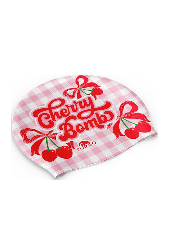 Turbo Σκουφάκι Κολύμβησης Σιλικόνης Cherry Bomb Turbo Pink