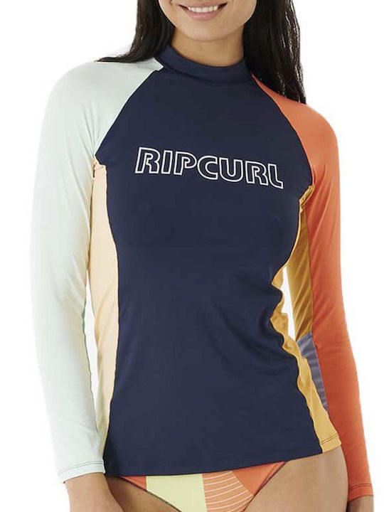 Rip Curl Γυναικεία Μακρυμάνικη Αντηλιακή Μπλούζα Μπλε