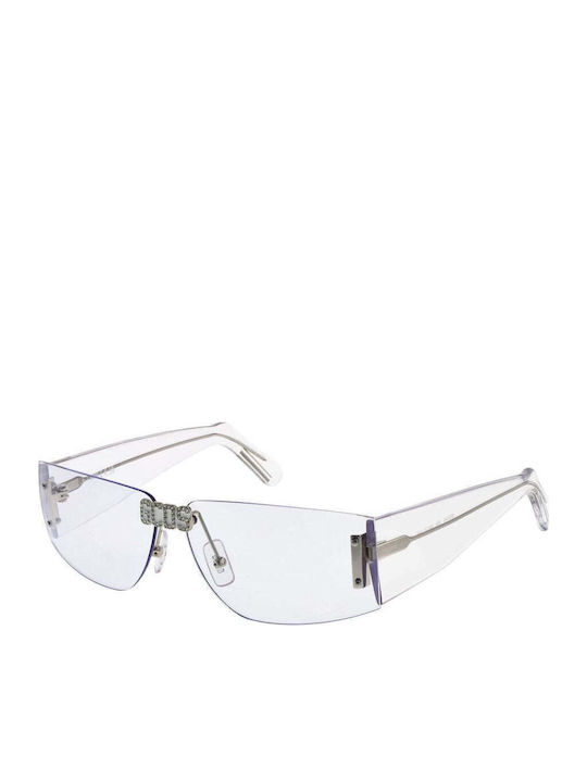 GCDS Unisex Sunglasses with Transparent Frame and Transparent Lens GC-1066165