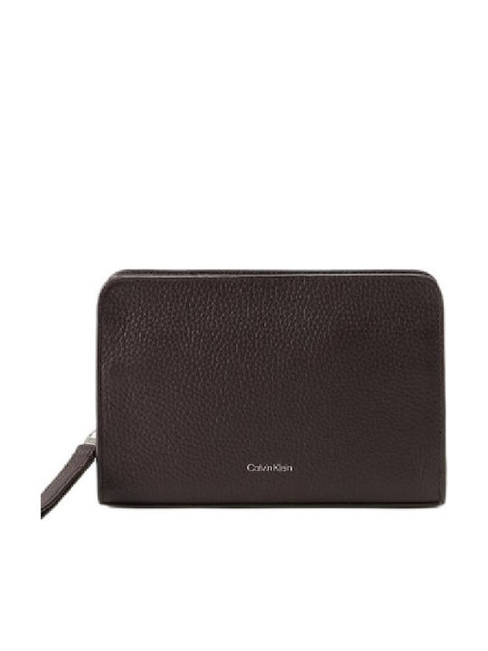 Calvin Klein Foil Emboss Herren Tasche Schulter / Crossbody Braun Calvin Klein Foil Emboss Herren Tasche Schulter / Crossbody Braun