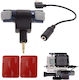 Stereo Microphone Gopro Hero 3 3+ 4 Mounting Stickers Adapter