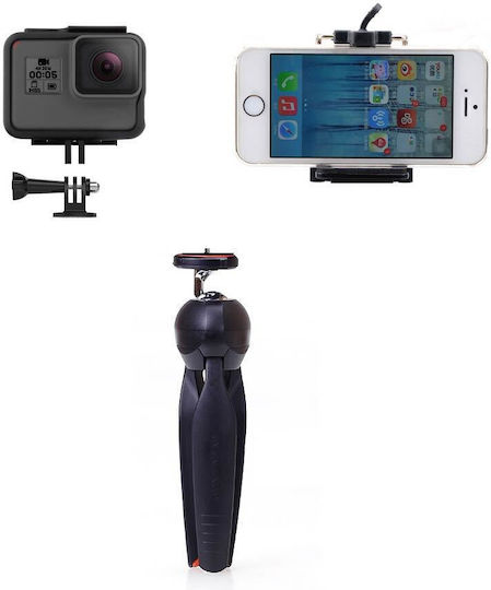 Трипод Ръчна Дръжка X188 GoPro Пластмасова Черна