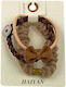 Haiyan Pretty Hair Hair Scrunchies 3 Designs Brown