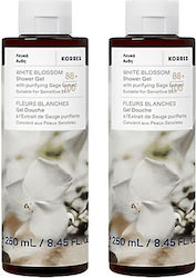 Korres White Blossom 2x250ml Korres White Blossom 2x250ml