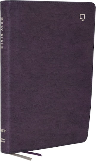 Net Bible, Large Print Thinline With Cross References, Purple Leathersoft, Comfort Print - Thomas Nelson Publishers - Leather / Fine Binding