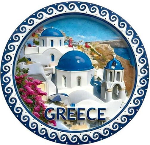 Tourist Souvenir Decorative Magnets Set 12 Pieces Greece 678623 678623