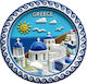 Tourist Souvenir Decorative Magnets Set 12 Pieces Greece 678539 678539