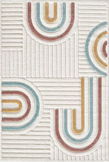 Conceptum Hypnose Rug 160x230cm White-Multi