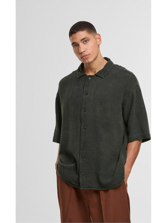Urban Classics Kurzärmeliges Herrenhemd Trueolive