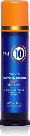 It's A 10 Plus Кератин Miracle Leave-in Potion 88.7 Ml Блясък Омекотяващ Leave-in Кондиционер За Коса
