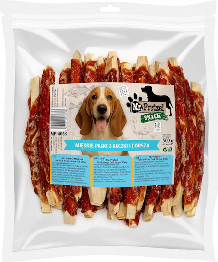 Hau & Miau Soft Dog Treats in Stick for Dogs with Duck and Cod 500gr