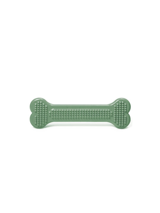Georplast Plastic Dog Bone Chewing Toy Large Small Medium 22.5cm Green 1 Piece