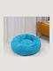Denik Pets Dog Bed Round Blue Mattress 60x60cm 10501769-Blue