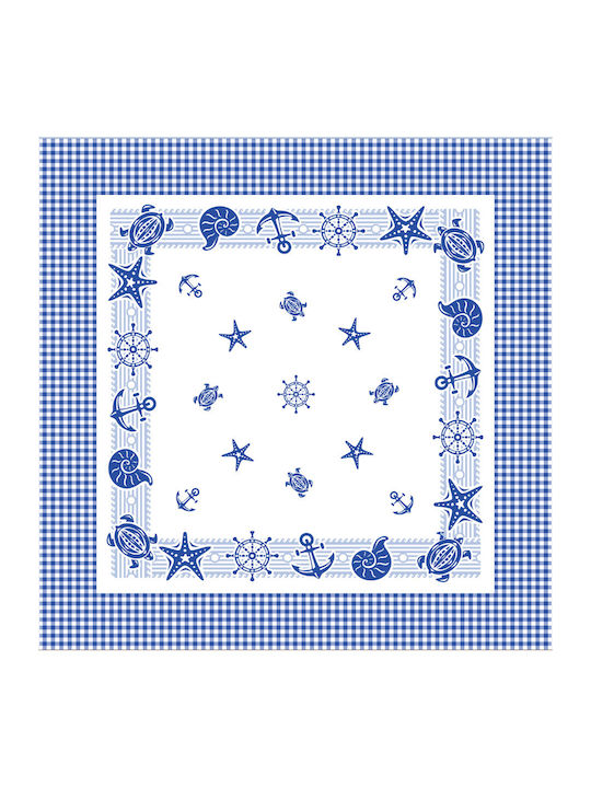 Lucktora White Tablecloth 140x140cm