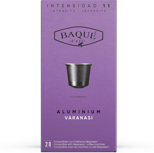 Baque Cafe Capsule Espresso Baque Varanasi Compatibile Cu Aparatul Nespresso 20 Bucăți