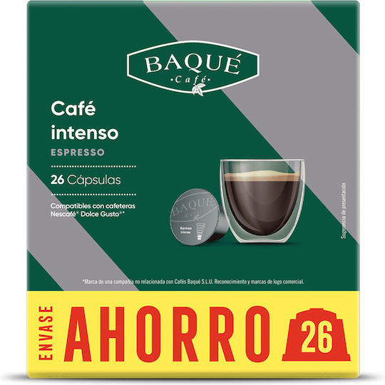 Cafe Baque Κάψουλες Cappuccino Συμβατές με Μηχανή Dolce Gusto 26caps