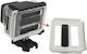 Rückseitiges Panel mit 2 Löchern Für Gopro Held 3+/4 Schutzgehäuse