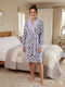 Passion Passion Damen-Schlafanzug & Pyjamas Winter Blau