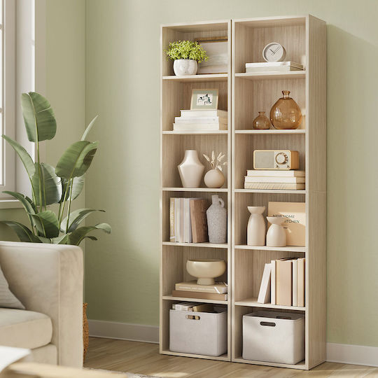 Bibliotecă Bej 40x24x178,5 cm