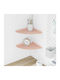 Pink Wall Shelves (2 Pieces) 24x24x2cm
