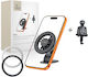 Tech-Protect N56 & Vent Car Mount Βάση Κινητού Αυτοκινήτου με Μαγνήτη Μαύρη