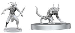 D&d Nolzur's Miniatures Bulezau & Quasit