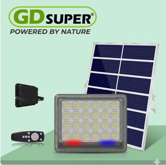 Waterproof Solar LED Flood Light 200W Warm White with Remote Control IP67