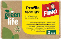 Kitchen Sponge Channel 2 Pcs Fino