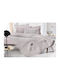 Guy Laroche Ziana Set Coverlets Semi-Double Made of Polyester Tobacco 180x240cm 2 Pieces