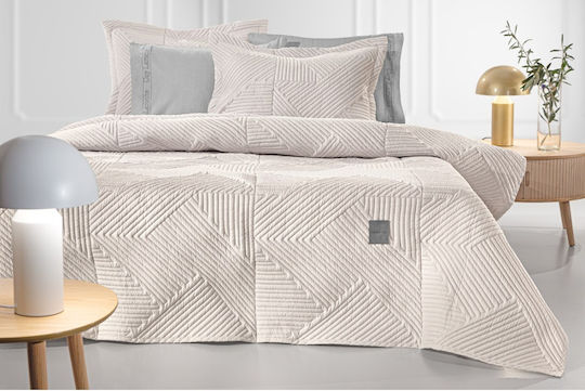 Guy Laroche Ziana Set Semidublu Natural 180x240cm 2 Bucăți