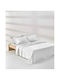 Kentia Maldive Double Coverlets Set Cotton White 230x250cm 3 Pieces