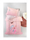 Guy Laroche Set Coverlet Single from Polyester Pink Suede 160x230cm