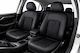 Universal Eco Leather Car Seat Covers Set Front Rear Black Black