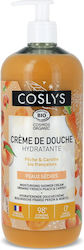 Organic Hydrating Shower Cream Peaches Carrots Large Size 1l