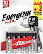 Energizer Max Alkaline Batteries Aaa Lr03 1.5v ...