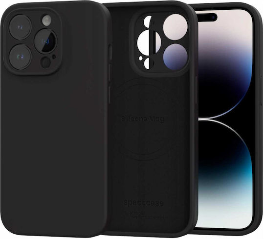 Spacecase Силиконова Задна Корица Черна (iPhone 14 Pro)