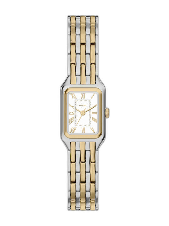 Fossil Raquel Womens Watch 18mm Battery With Silver Metal Bracelet