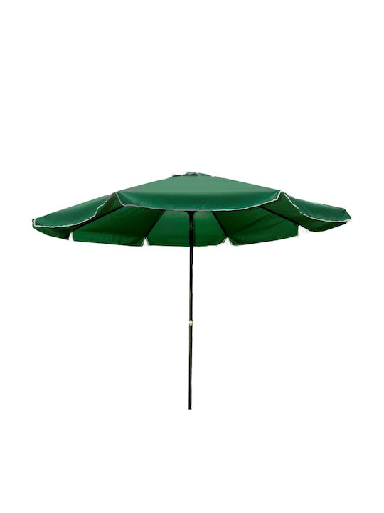 Umbrelă Rotundă Metalică Verde Φ2.7m